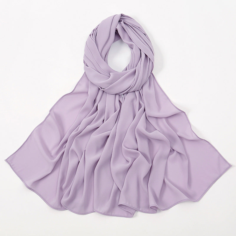 Corner Cathetus All-match Chiffon Headcloth Limorista