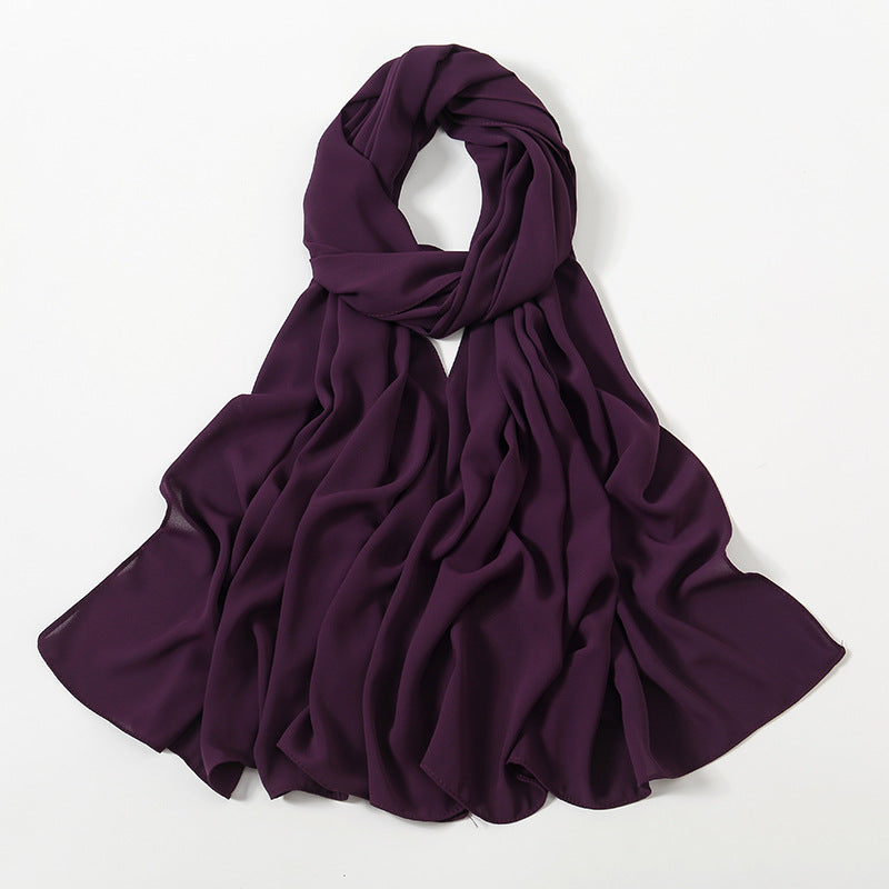 Corner Cathetus All-match Chiffon Headcloth Limorista