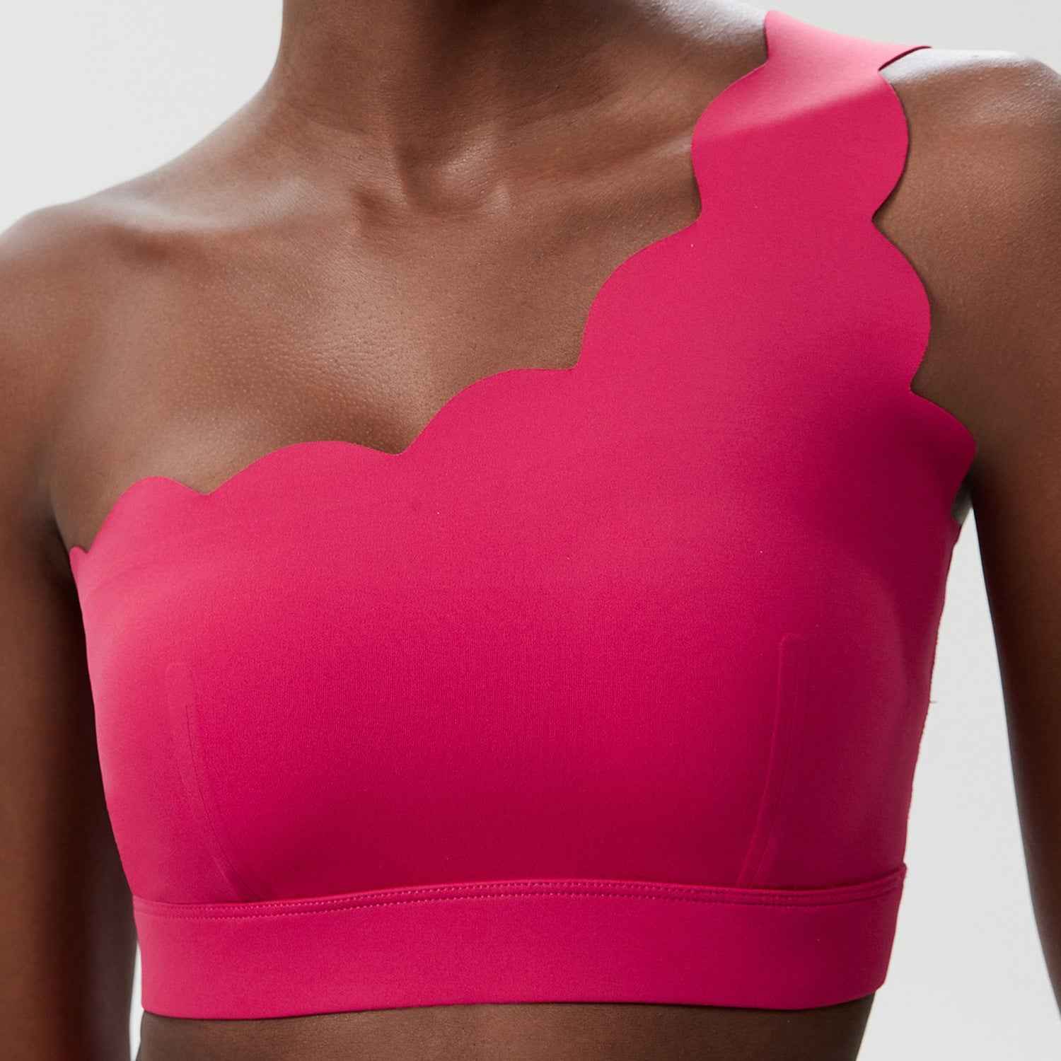 Limorista - Small Wave One Shoulder Sports Underwear Female Plus Size