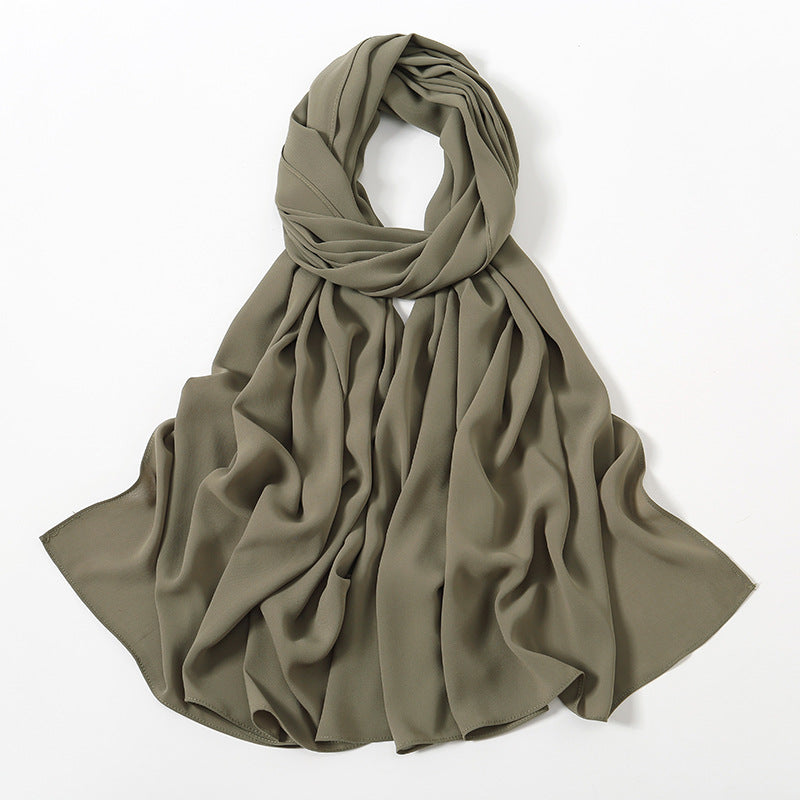Corner Cathetus All-match Chiffon Headcloth Limorista