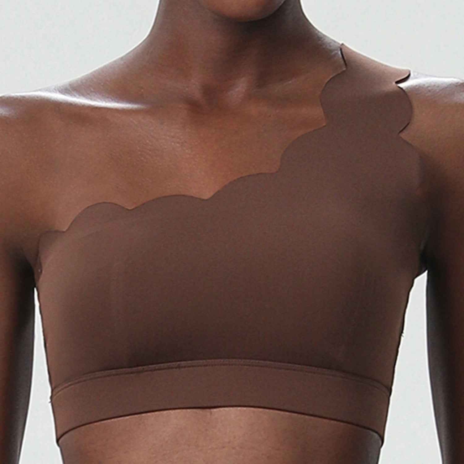 Limorista - Small Wave One Shoulder Sports Underwear Female Plus Size