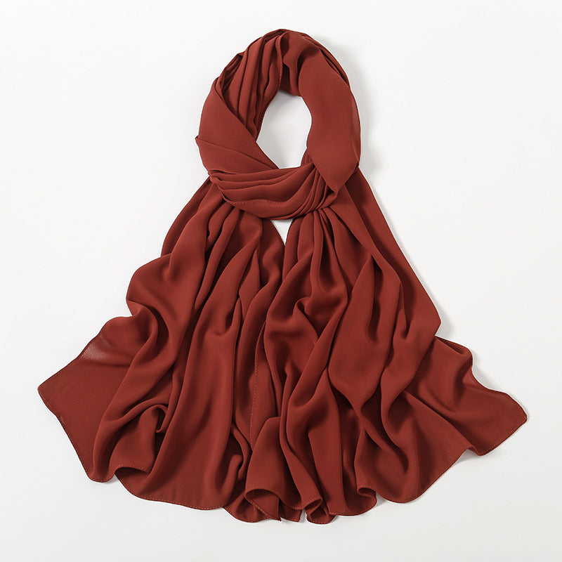 Corner Cathetus All-match Chiffon Headcloth Limorista