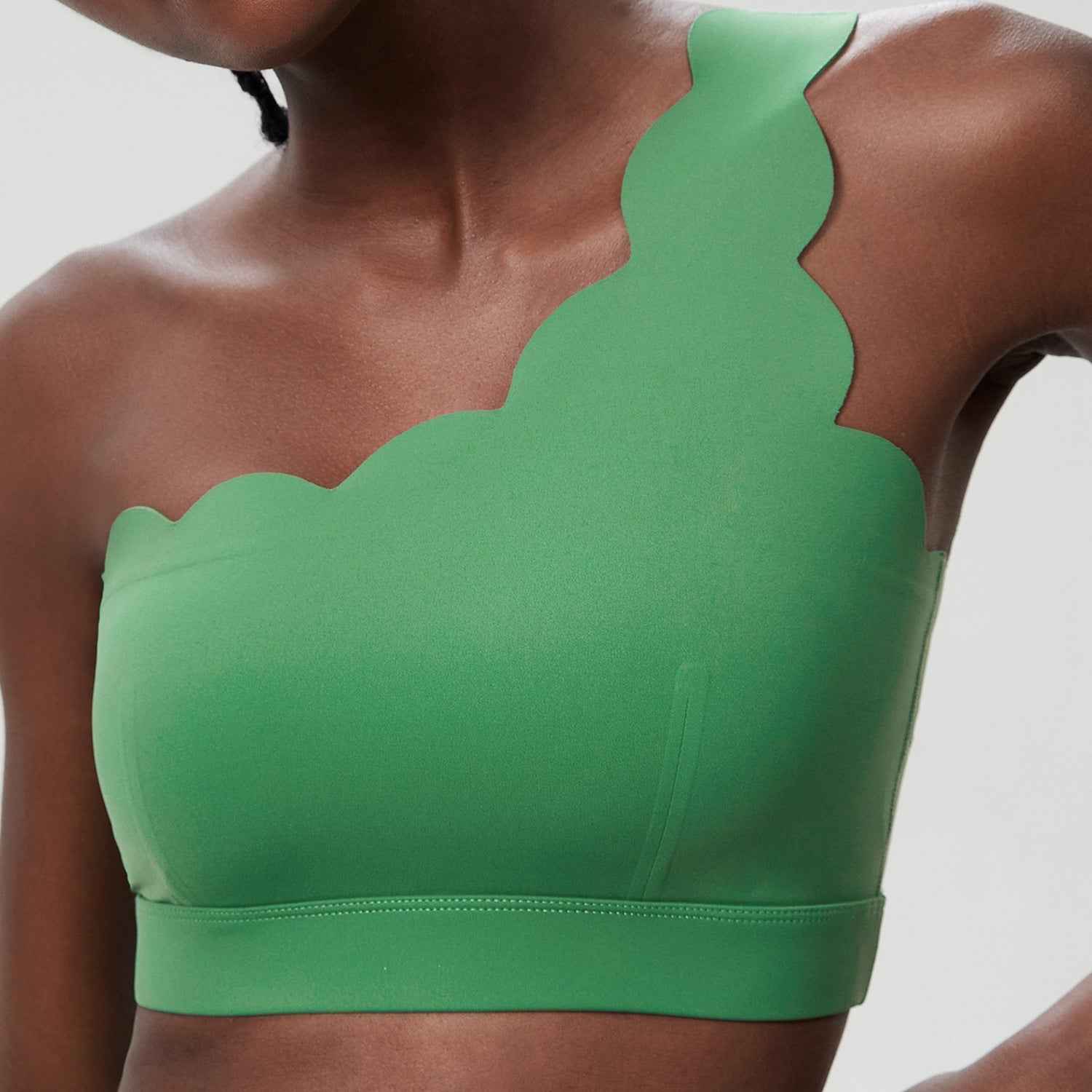 Limorista - Small Wave One Shoulder Sports Underwear Female Plus Size