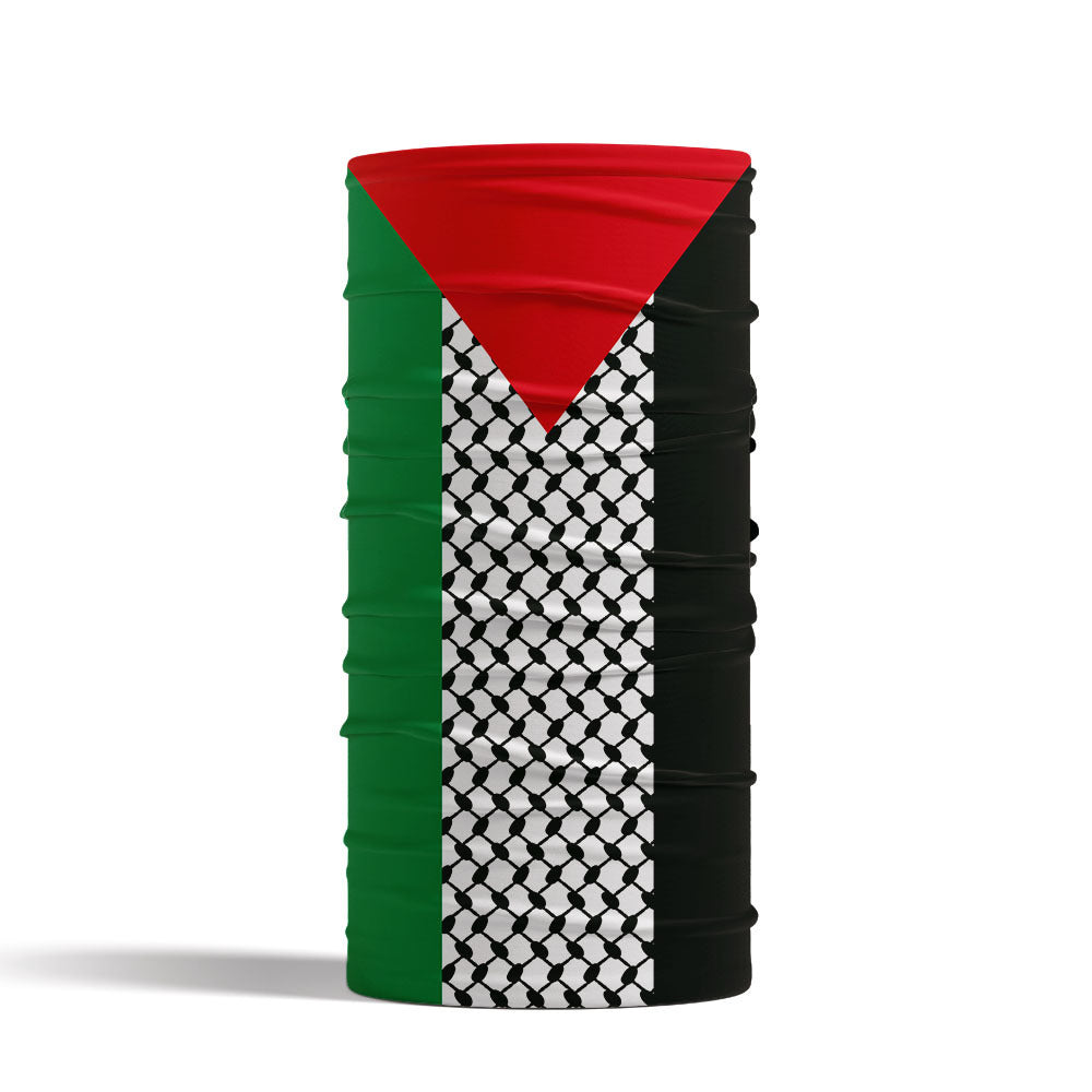 Sun Protection Cycling Palestinian Flag Headscarf Limorista
