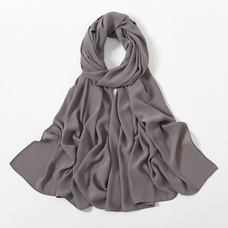 Corner Cathetus All-match Chiffon Headcloth Limorista