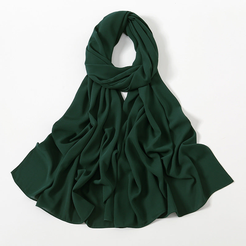 Corner Cathetus All-match Chiffon Headcloth Limorista
