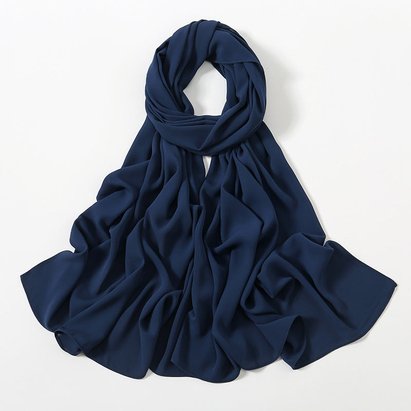 Corner Cathetus All-match Chiffon Headcloth Limorista