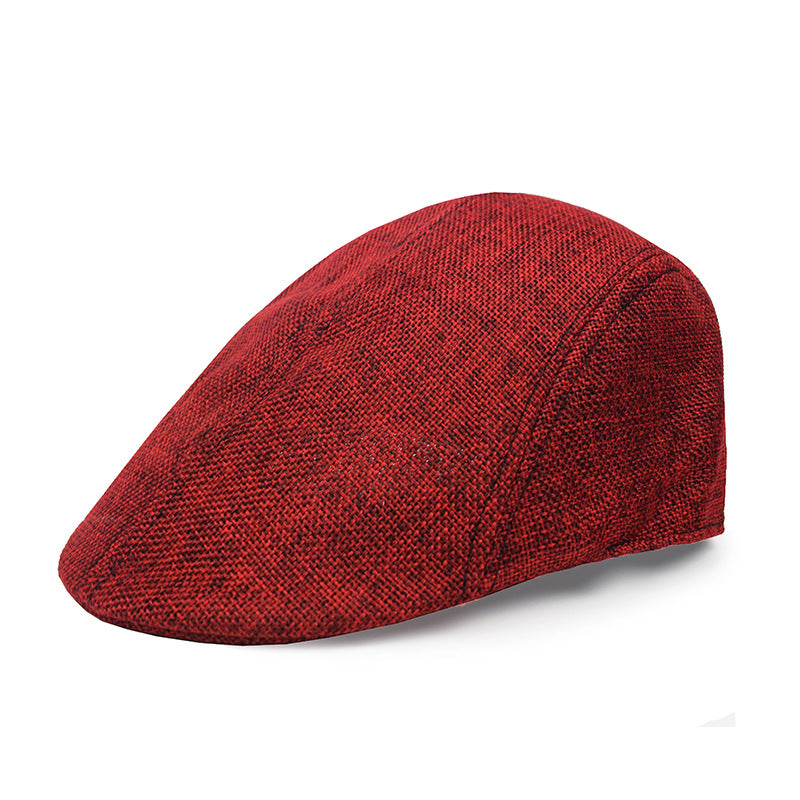 Cotton And Linen Beret Men&