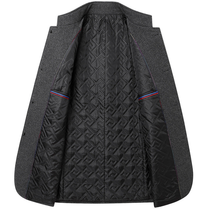 Standing Collar Middle-aged Men&