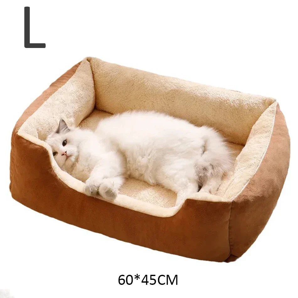 Limorista | Soft Kitty Bed Cushion – Cozy Indoor Sleeping Basket Limorista