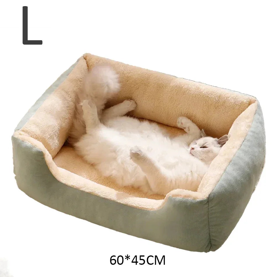 Limorista | Soft Kitty Bed Cushion – Cozy Indoor Sleeping Basket Limorista
