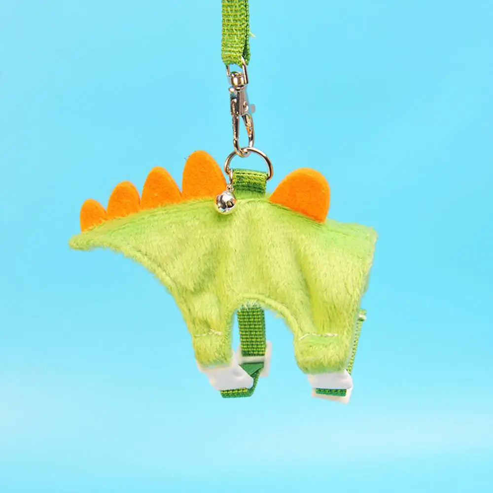 Limorista | Ferret Harness Vest – Adjustable Dinosaur Design with Bell for Outdoor Walks
