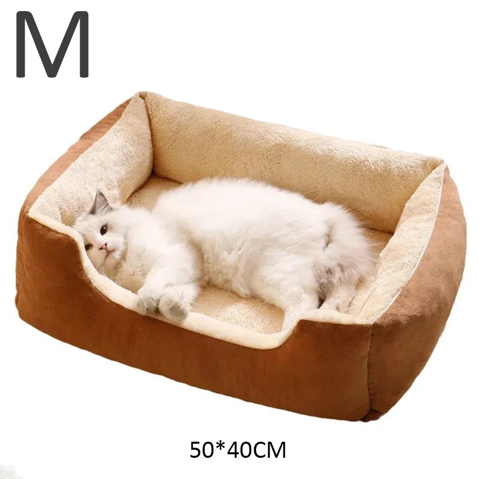 Limorista | Soft Kitty Bed Cushion – Cozy Indoor Sleeping Basket Limorista