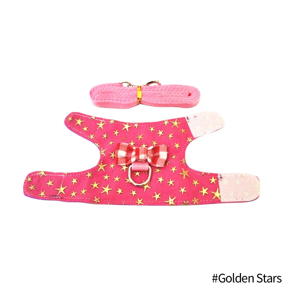 Limorista | Bowknot Ferret Chest Harness with Leash
