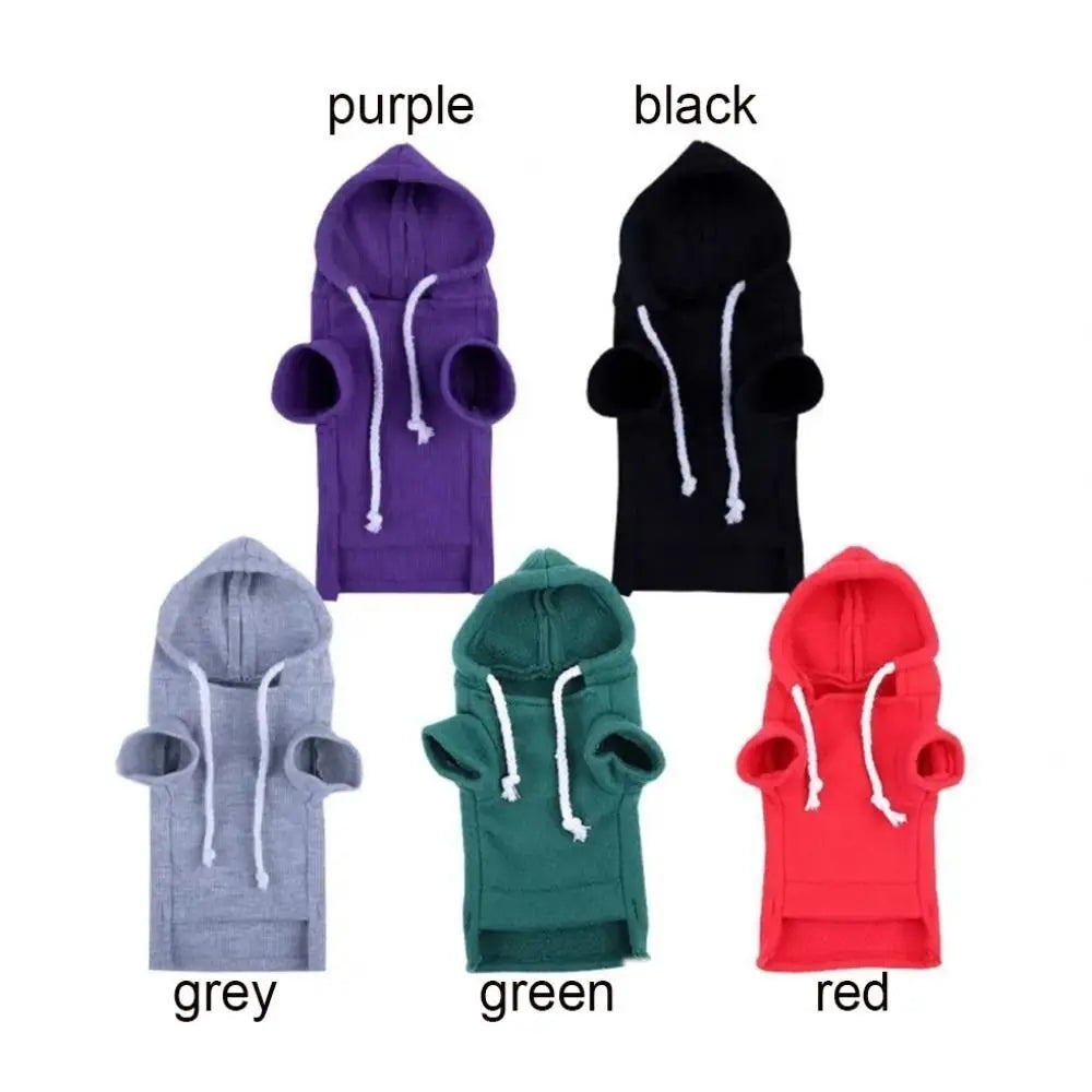 Limorista | Fluffy Ferret Hoodie – Thick Fleece Cozy Sweatshirt with Drawstring Limorista