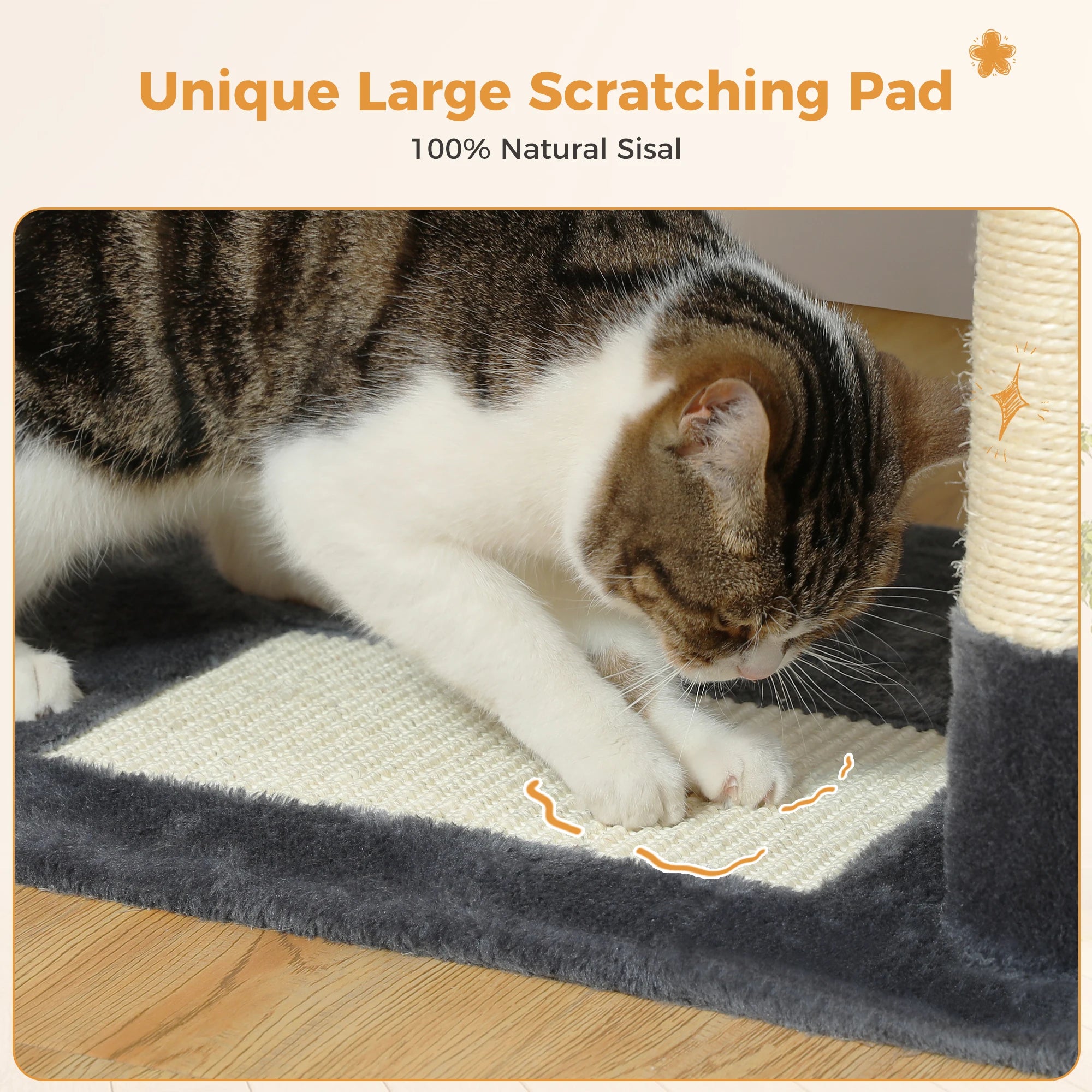 Limorista | Indoor Kitty Play Tower – Padded Perches, Condo & Scratching Posts Limorista