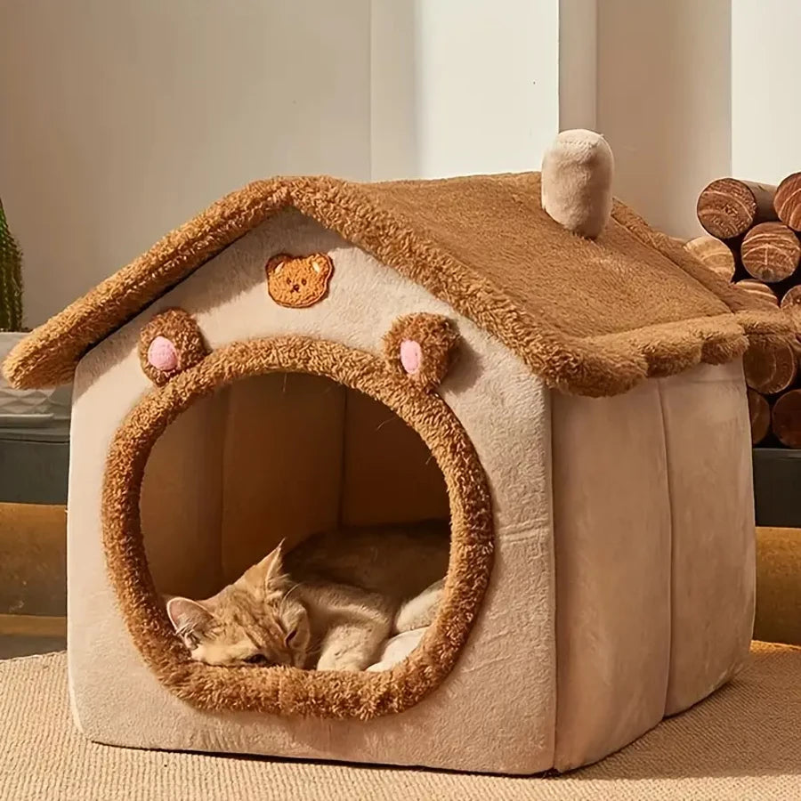 Limorista | Cazmora – Foldable Luxury Pet Haven with Removable Washable Cushion Limorista