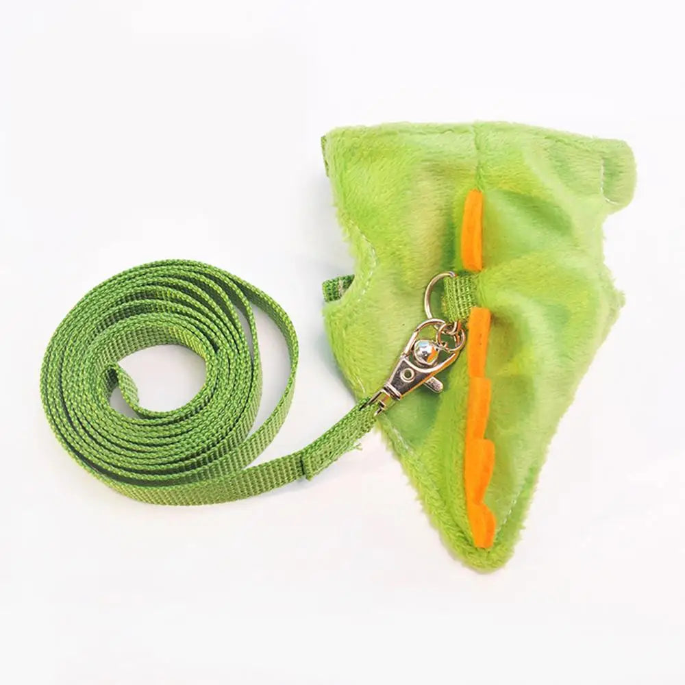 Limorista | Ferret Harness Vest – Adjustable Dinosaur Design with Bell for Outdoor Walks Limorista