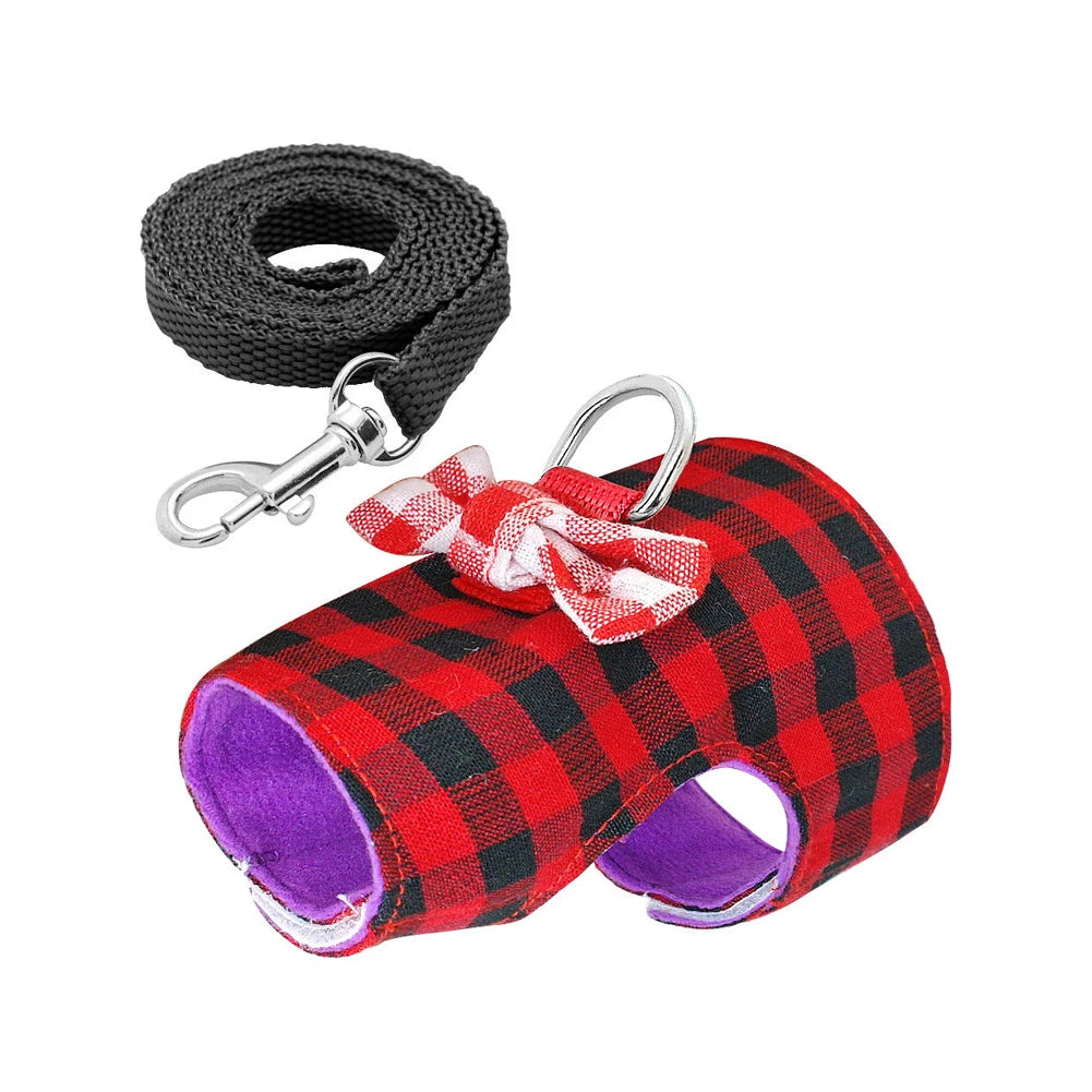 Limorista | Bowknot Ferret Chest Harness with Leash