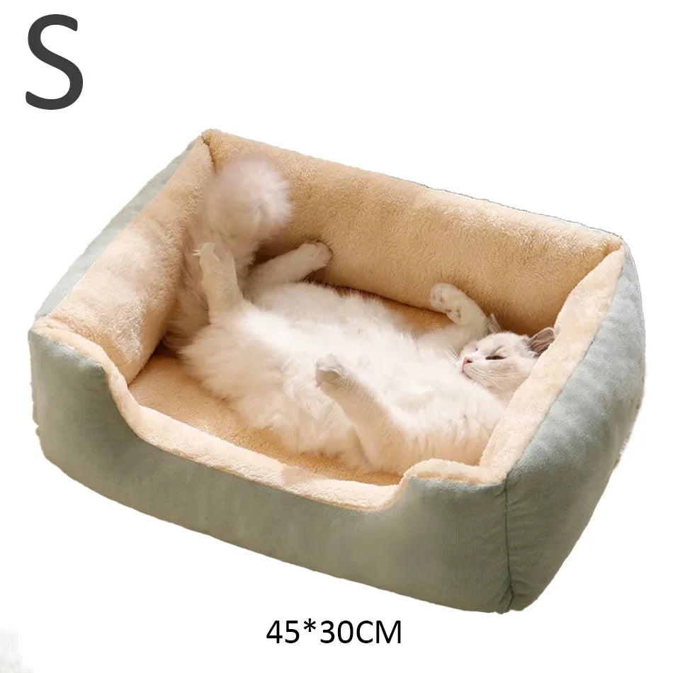 Limorista | Soft Kitty Bed Cushion – Cozy Indoor Sleeping Basket Limorista