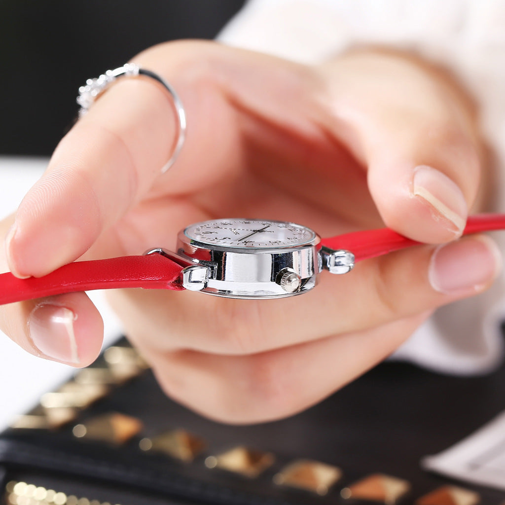 Small And Simple Temperament Student Quartz Watch With Thin Strap Limorista