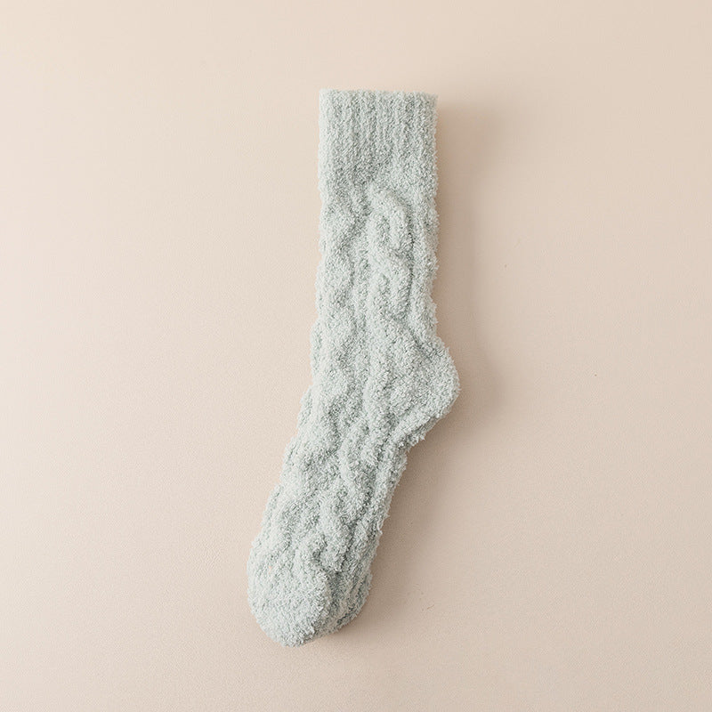 Coral Fleece Socks Women&