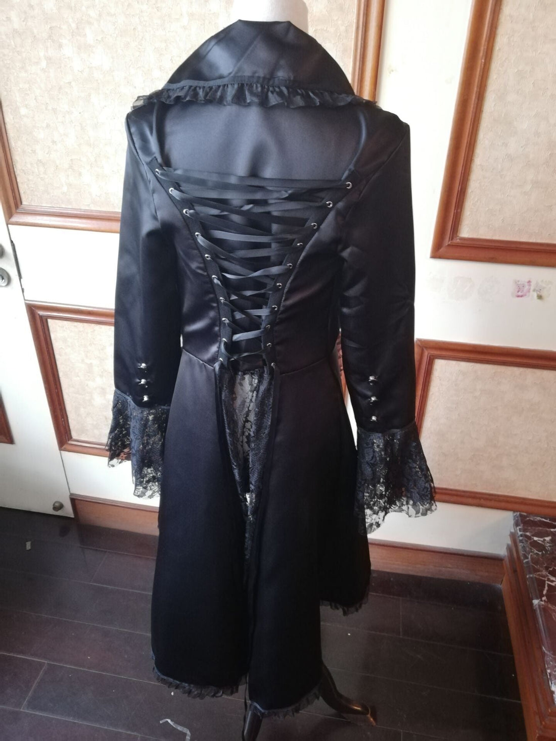Long-sleeved Waist Lace Stitching Tuxedo Ladies Jacket Limorista