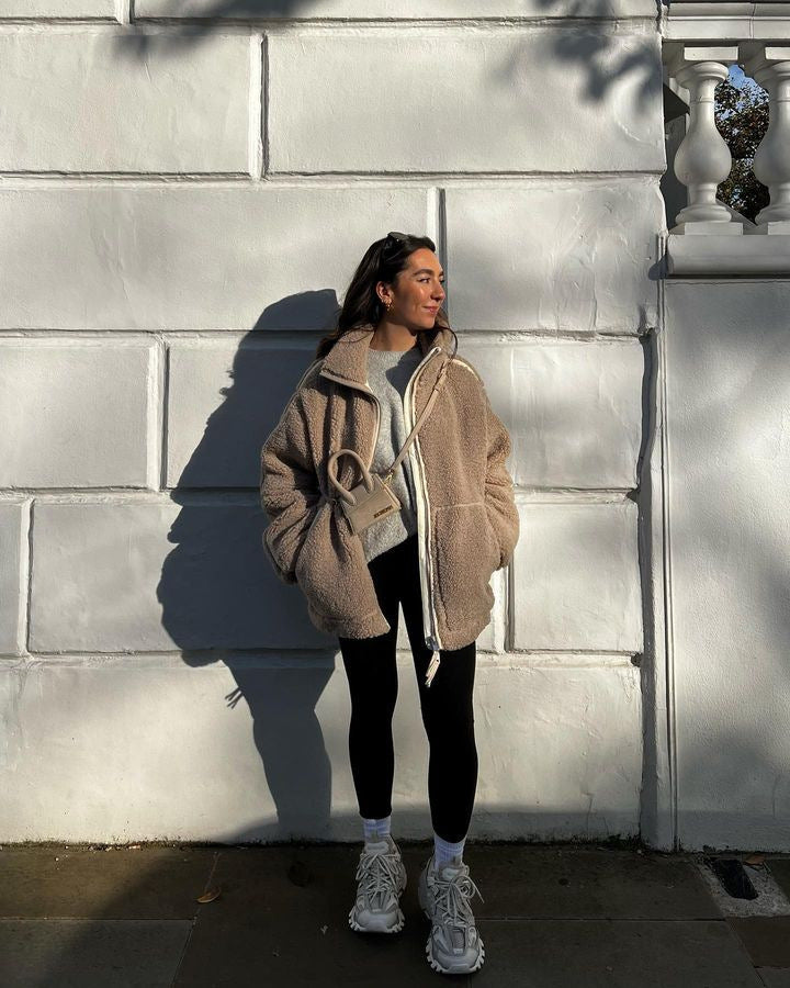 Limorista - New Fashion Loose Anti-cashmere Personal Leisure Outdoor Zipper Jacket