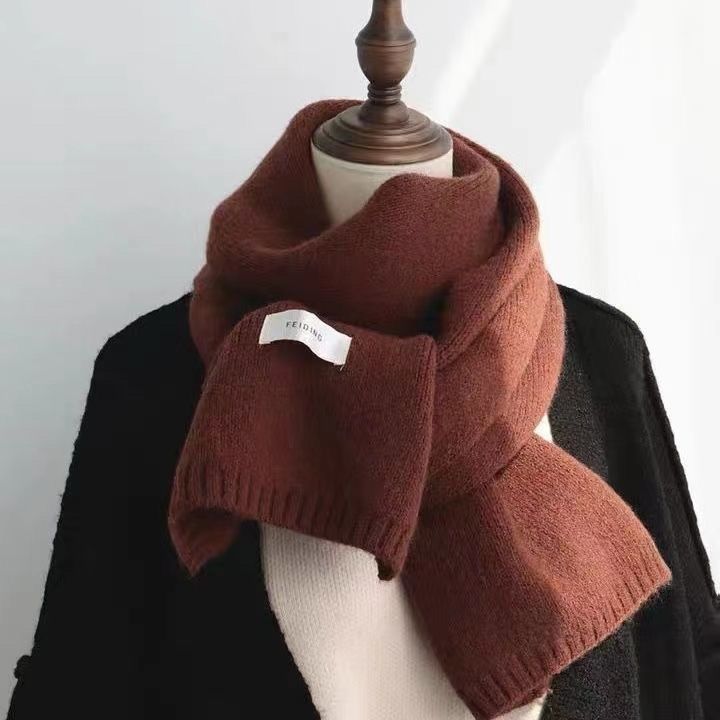 Solid Color Scarf Women&