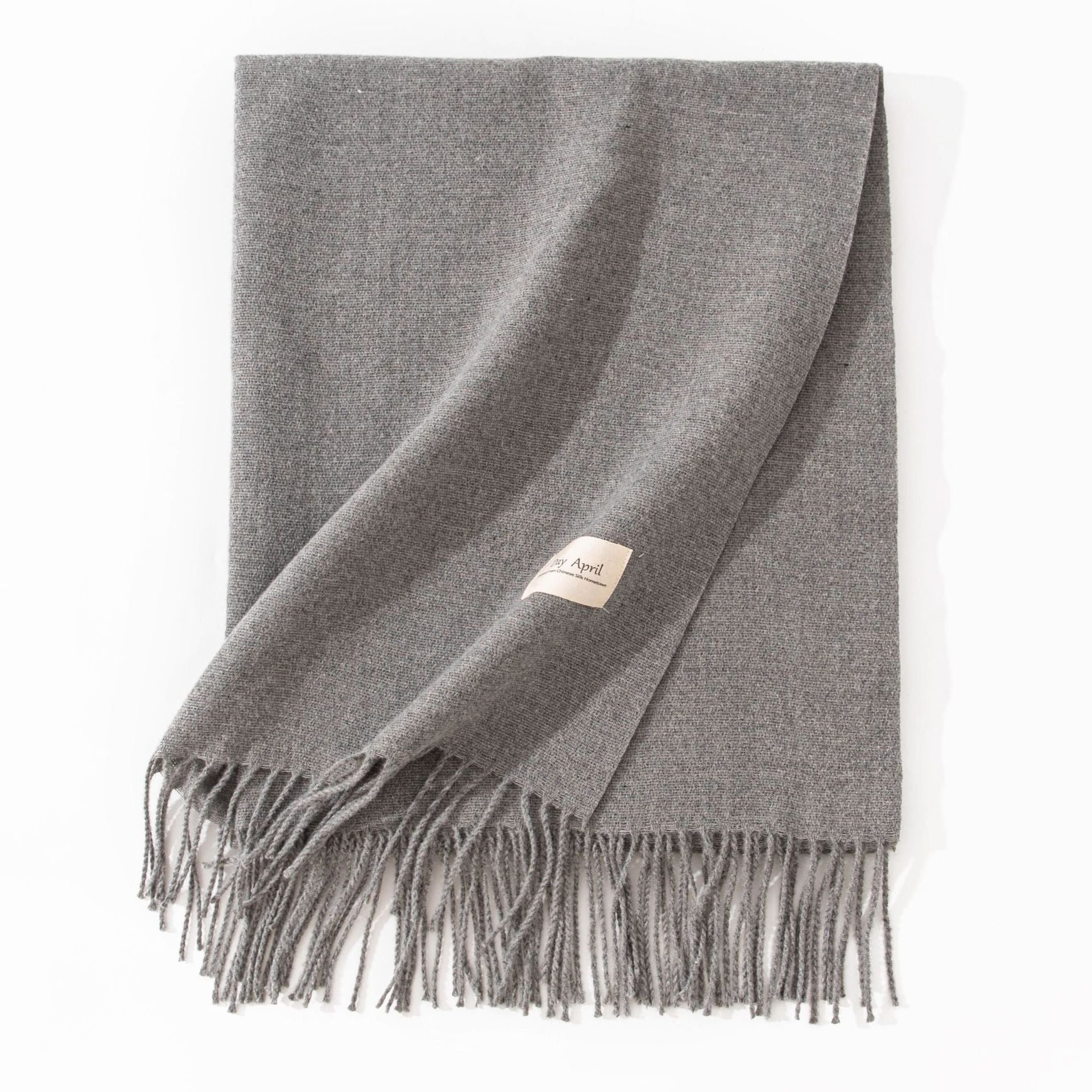 Pure Color Artificial Cashmere Scarf Women&