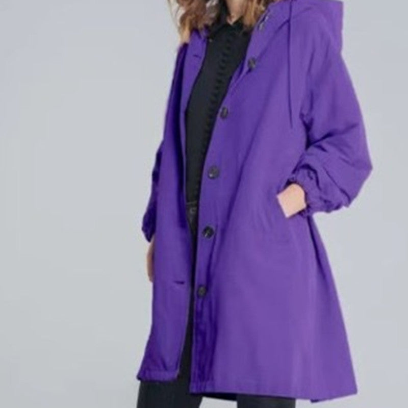 Casual Style Windbreaker Women&