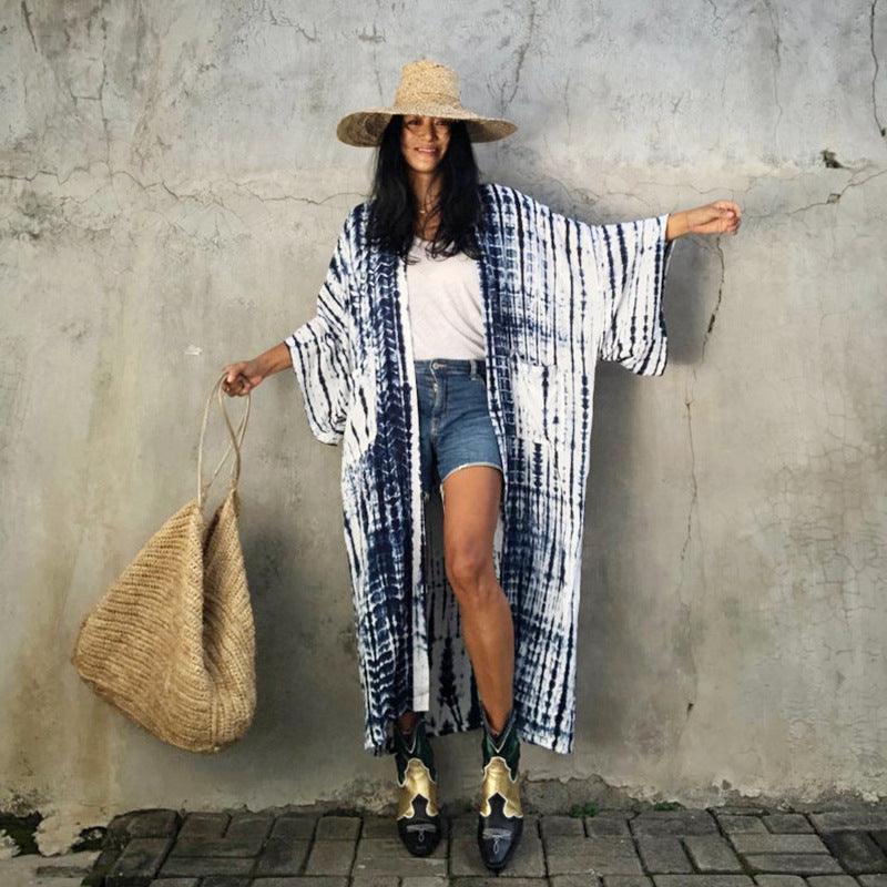 Swimsuit Outwear Cardigan Sun Protection Clothing Vacation Skirt Limorista