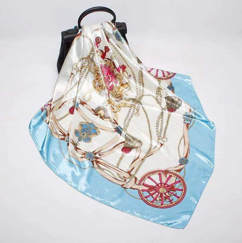 Digital Printed Square Silk Scarf Limorista