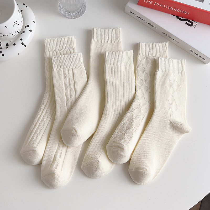White Socks Women&