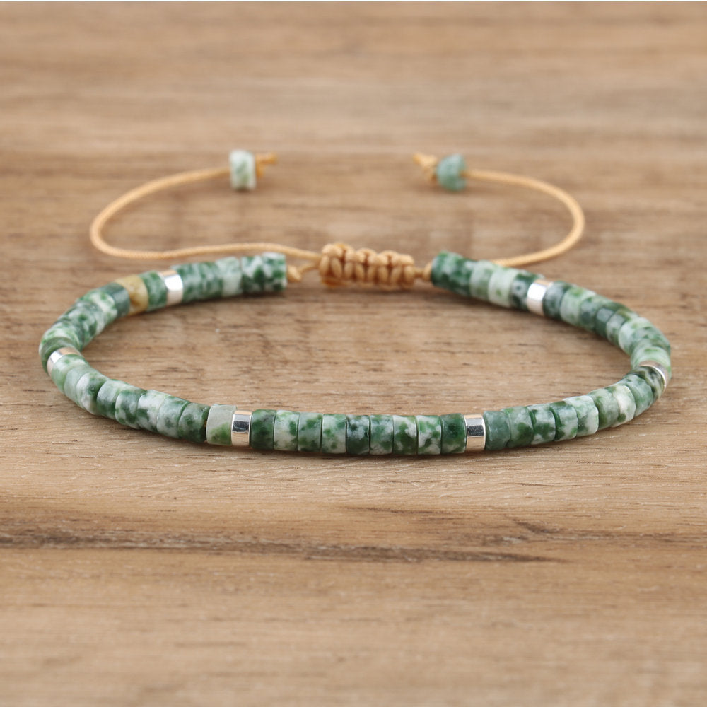 Spacer Beads Beaded Weave Bracelet Women&