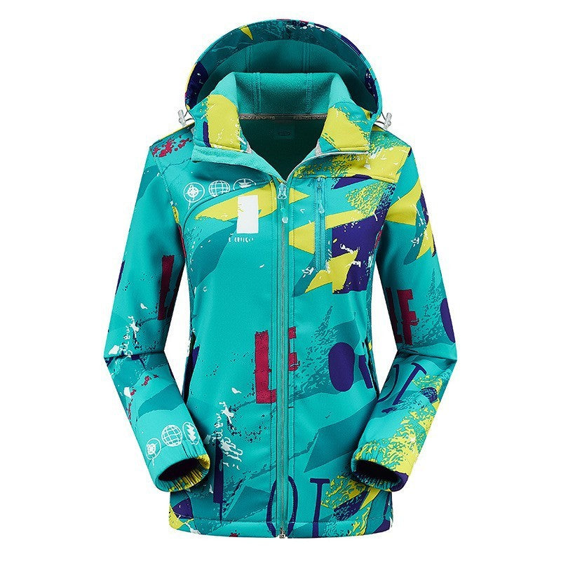 Autumn Couple Outdoor Casual Hooded Jacket Color Matching Limorista
