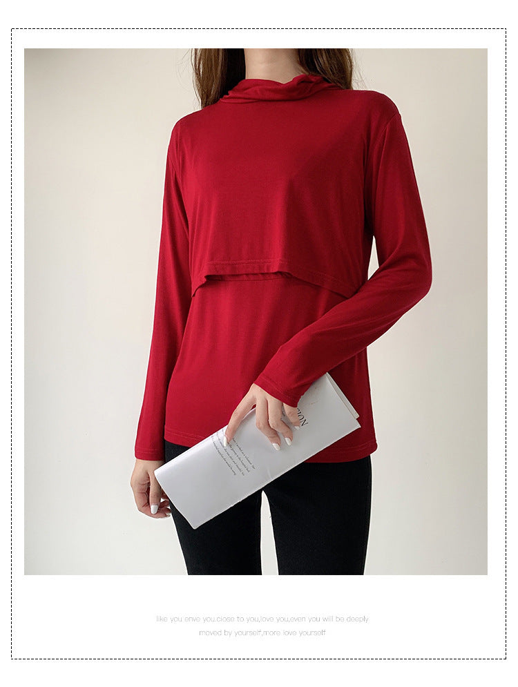 Bottoming Shirt With Modal Autumn Clothes Limorista