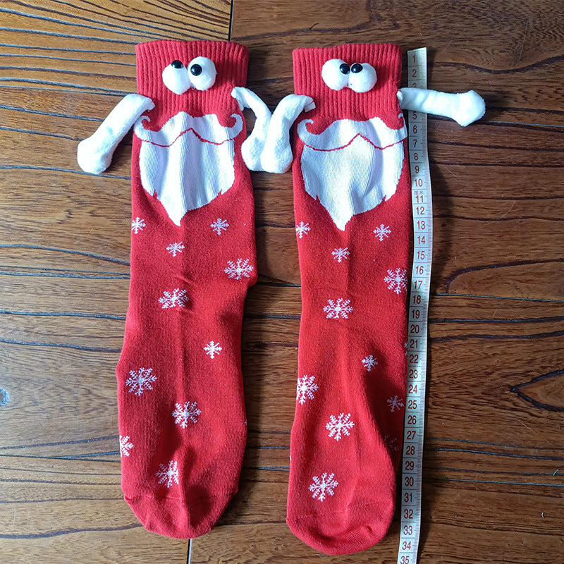 Halloween Hand Socks Couple Magnet Suction Handle Christmas Stockings Limorista