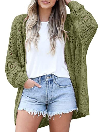 Limorista - Long-sleeved Lightweight Loose Cardigan Sweater