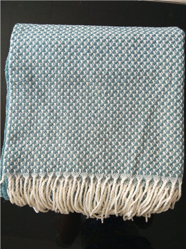 Sofa Blanket Air Conditioning Blanket Three-dimensional Water Wave Monochrome Double Wave Limorista