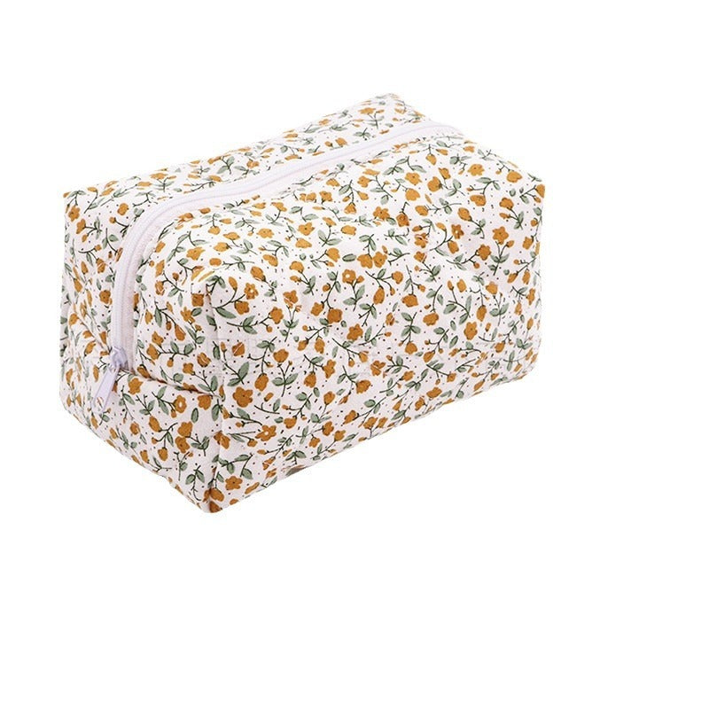 In Stock Wholesale Spring Super Large Capacity Fashion Floral Travel Simple Wash Cosmetic Storage Bag Limorista