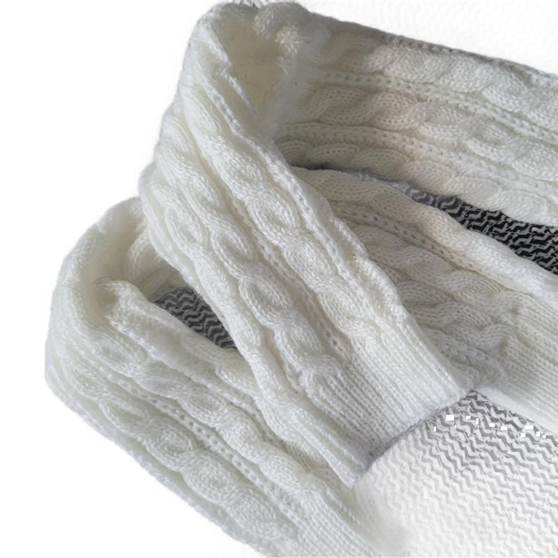 Twist Gloves Wool Half Finger Short Wristband Leakage Finger Arm Sleeve Winter Warm Limorista