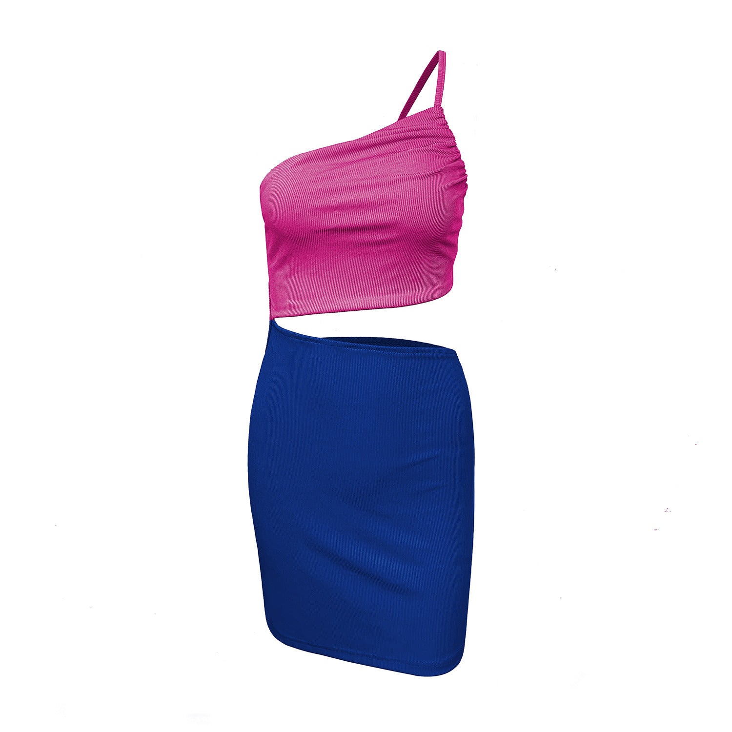 Design Sense Niche Shoulder Drawstring Dress Women Limorista