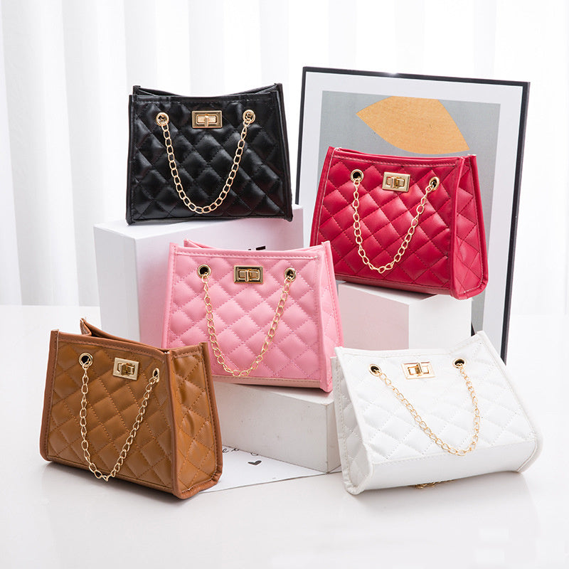 Mini Chain Shoulder Bags Rhombus Sewing Small Square Bags For Women Limorista