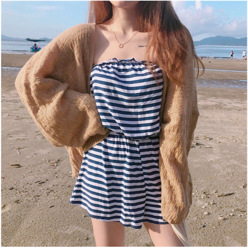 Limorista - Slim Sun-proof Clothing Short Coat Knitted Cardigan