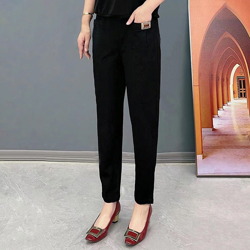 Leisure Commute All-matching Fashionable Pants Cover Belly Comfortable Limorista