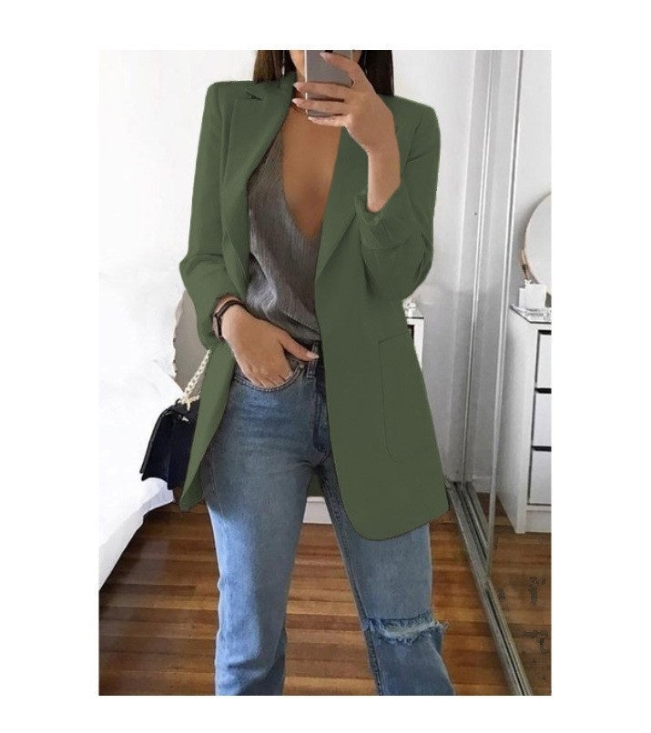 Lapel Slim Cardigan Temperament Blazer Limorista