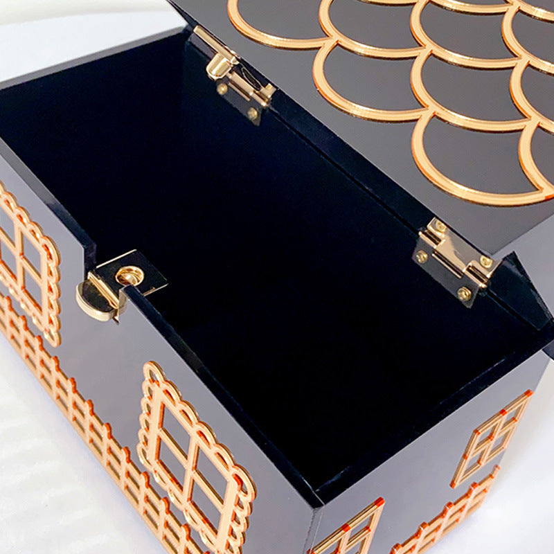 New Dinner High-grade Large Capacity Acrylic Handbag Limorista