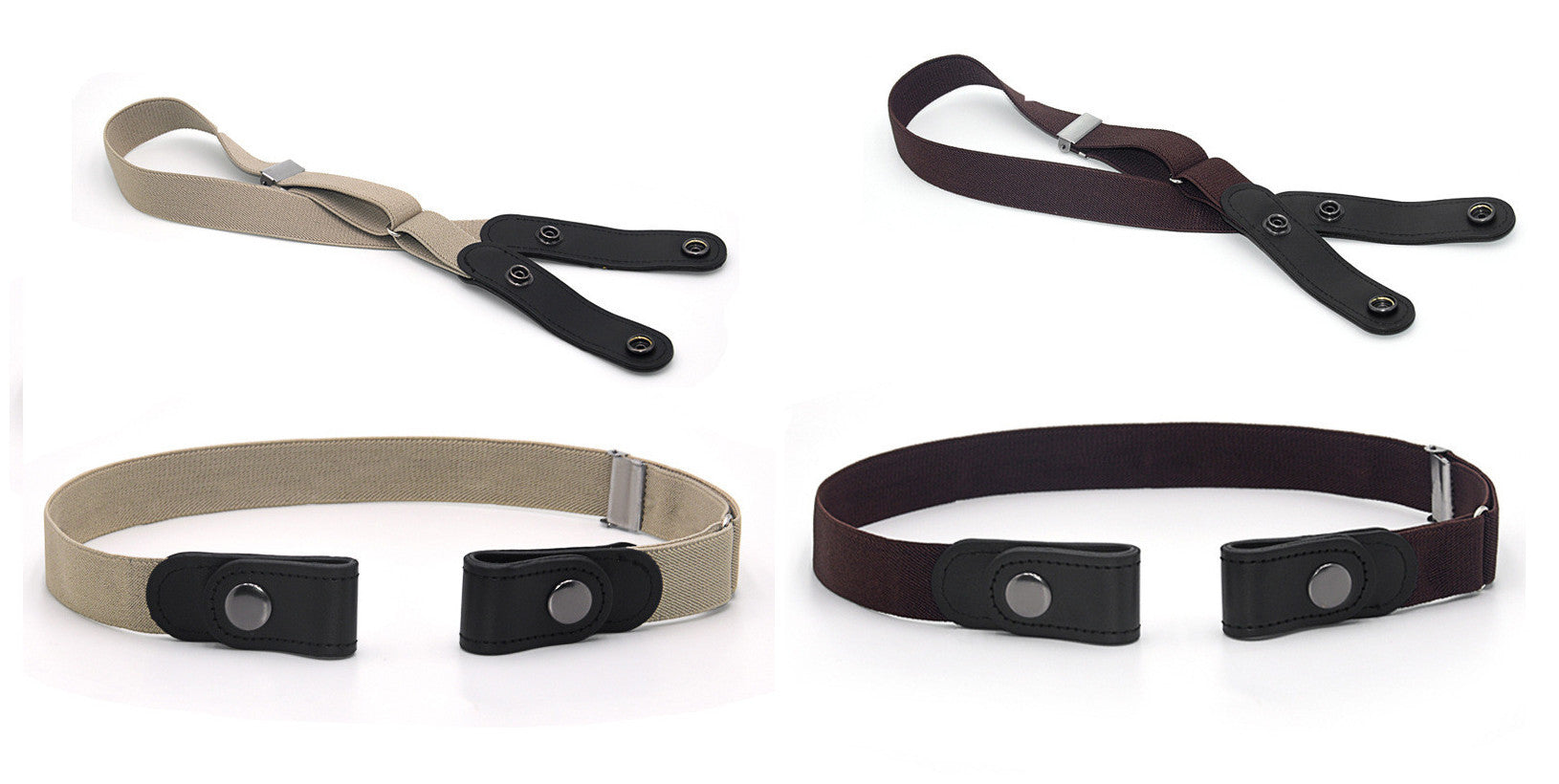 Jeans Belt Seamless Elastic Without Buckle All-match Lazy Belt Limorista