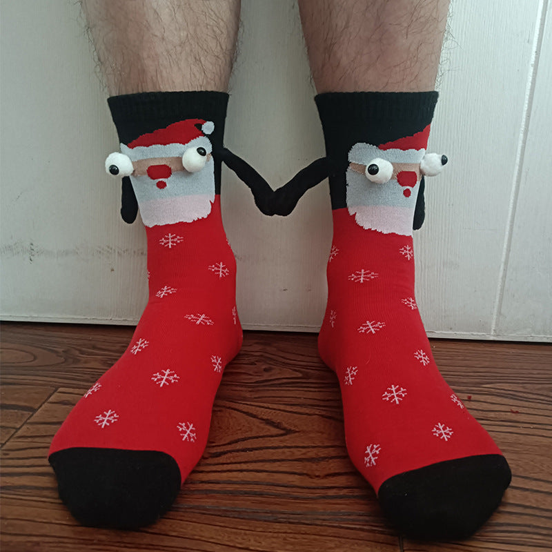 Halloween Hand Socks Couple Magnet Suction Handle Christmas Stockings Limorista